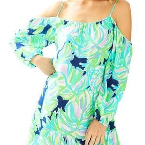 Colorful Off-Shoulder Candice Dress